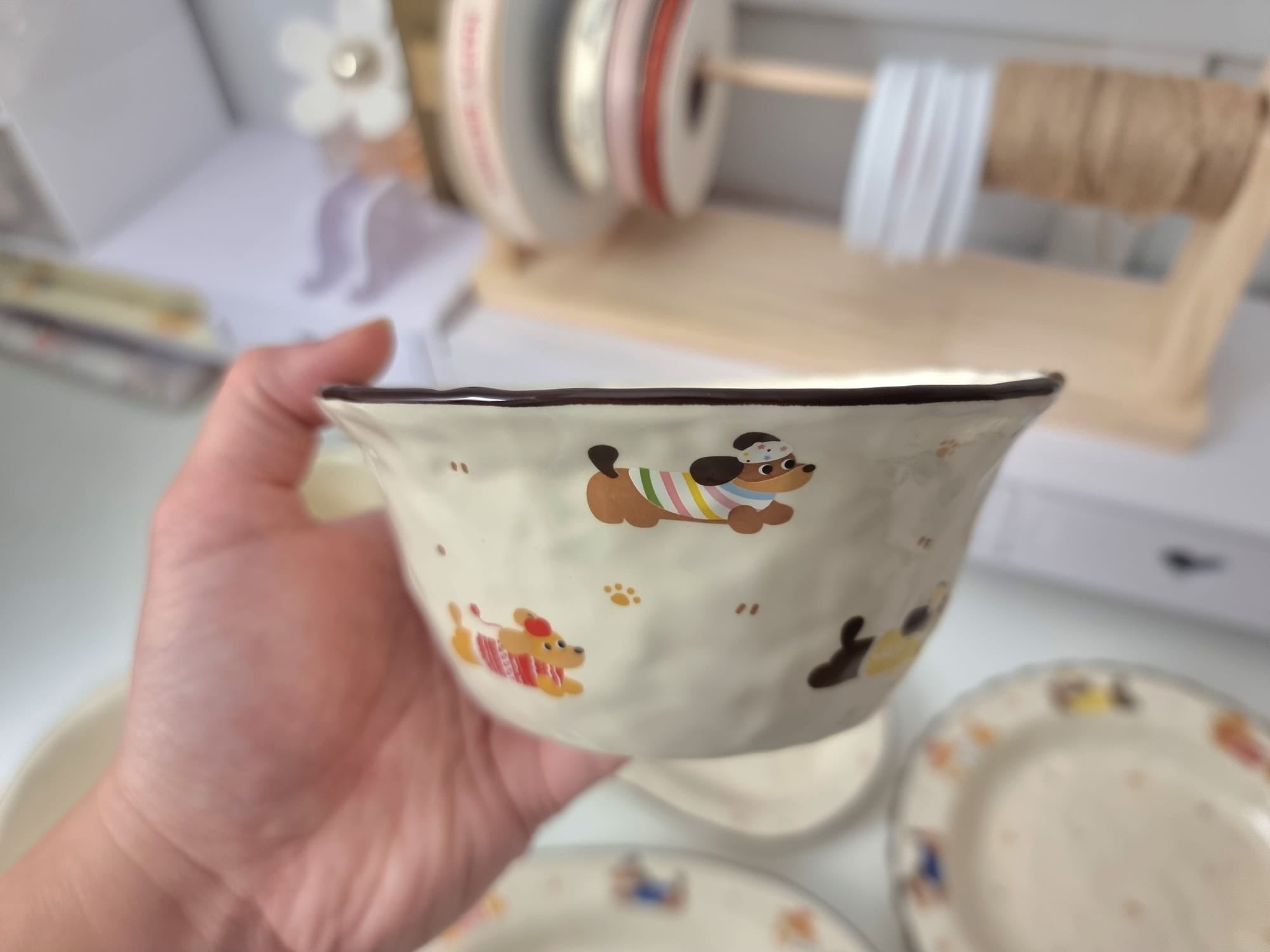 Playful Dog Mini Bowl