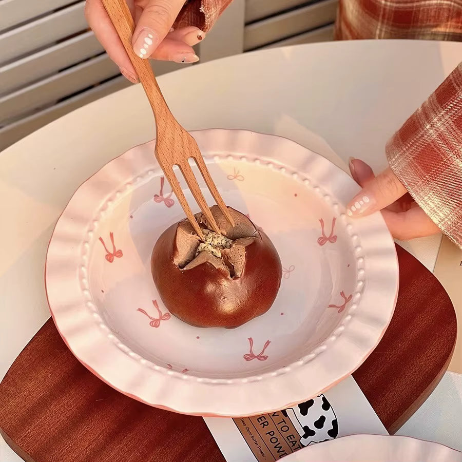 Pink Ribbon Plate