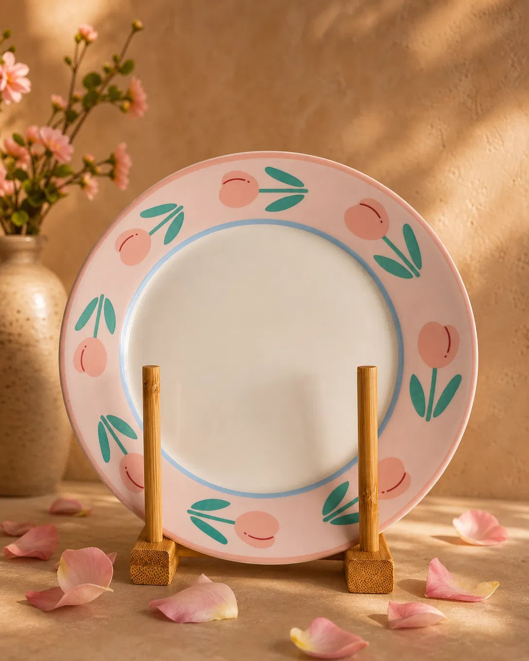 Tulipe Pink Plate